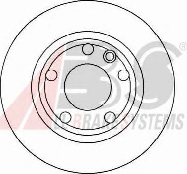 A.B.S. 16083 OE - Bremžu diski www.autospares.lv