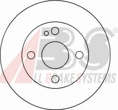 A.B.S. 16148 OE - Bremžu diski www.autospares.lv