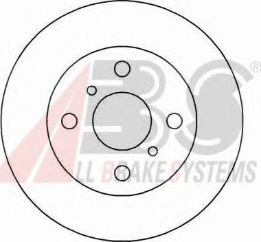 A.B.S. 16652 OE - Bremžu diski www.autospares.lv