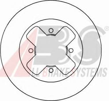 A.B.S. 16165 OE - Bremžu diski www.autospares.lv