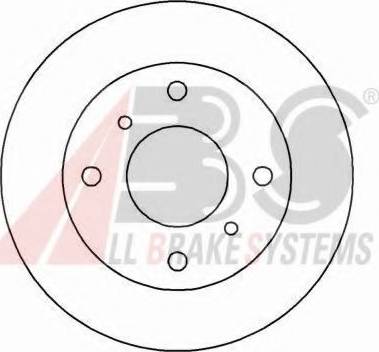 A.B.S. 15888 OE - Bremžu diski www.autospares.lv