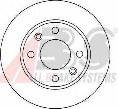 A.B.S. 15880 OE - Bremžu diski www.autospares.lv