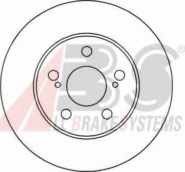 A.B.S. 16301 OE - Bremžu diski www.autospares.lv