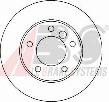 A.B.S. 16085 OE - Bremžu diski www.autospares.lv