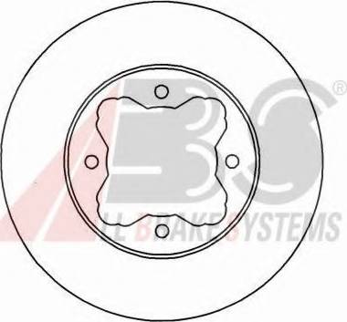 A.B.S. 16038 OE - Bremžu diski www.autospares.lv