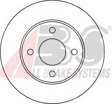 A.B.S. 16190 OE - Bremžu diski www.autospares.lv