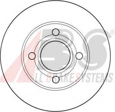 A.B.S. 16096 OE - Bremžu diski www.autospares.lv