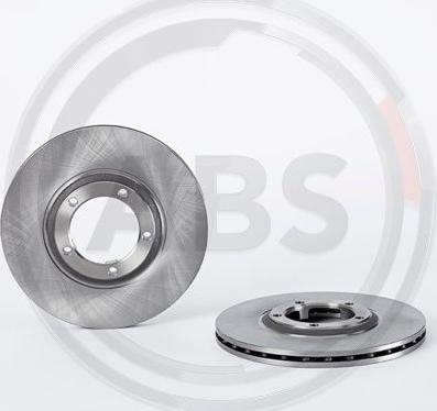 A.B.S. 09.6804.10 - Brake Disc www.autospares.lv