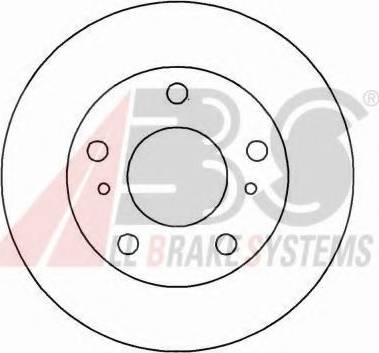 A.B.S. 16497 OE - Bremžu diski www.autospares.lv