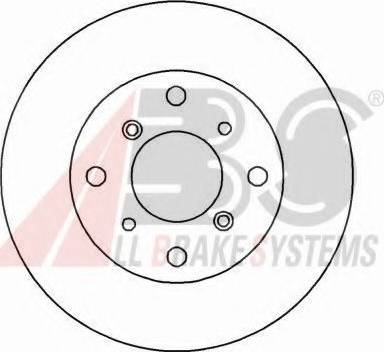 A.B.S. 16171 OE - Bremžu diski www.autospares.lv