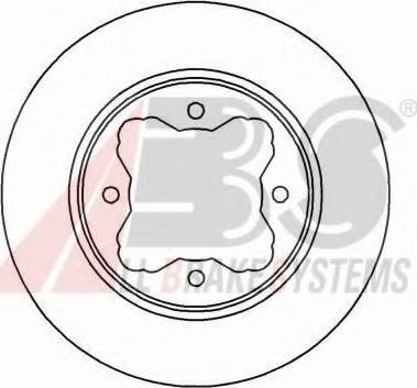 A.B.S. 16183 OE - Bremžu diski www.autospares.lv