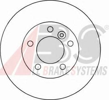 A.B.S. 16154 OE - Bremžu diski www.autospares.lv