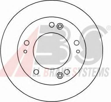 A.B.S. 16604 OE - Bremžu diski www.autospares.lv