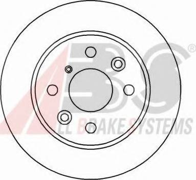 A.B.S. 16592 OE - Bremžu diski www.autospares.lv