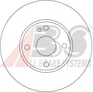 A.B.S. 17093 OE - Bremžu diski www.autospares.lv