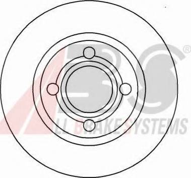 A.B.S. 16202 OE - Bremžu diski www.autospares.lv