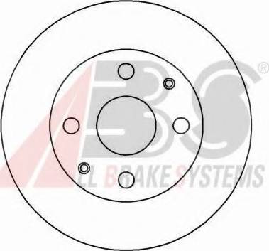 A.B.S. 16174 OE - Bremžu diski www.autospares.lv