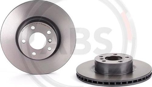 A.B.S. 09.B570.11 - Bremžu diski www.autospares.lv