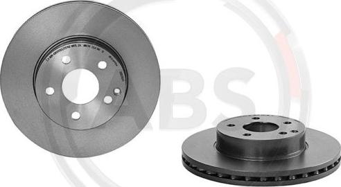 A.B.S. 09.B280.41 - Bremžu diski www.autospares.lv