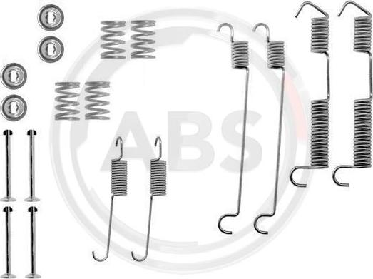 A.B.S. 0646Q - Комплектующие, барабанный тормозной механизм www.autospares.lv