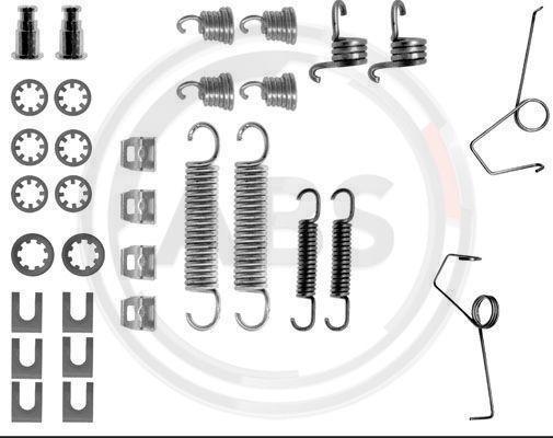 A.B.S. 0686Q - Piederumu komplekts, Bremžu loki www.autospares.lv