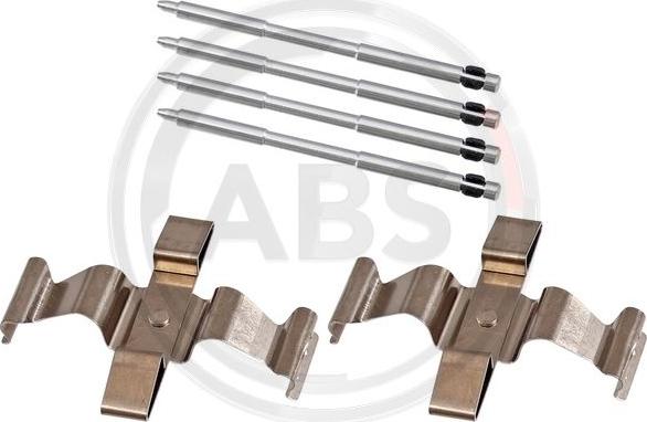 A.B.S. 0109Q - Piederumu komplekts, Disku bremžu uzlikas www.autospares.lv