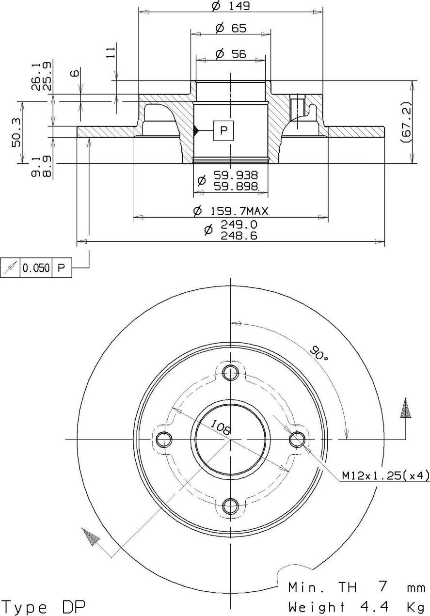 A.B.S. 08.9512.10 - Bremžu diski www.autospares.lv