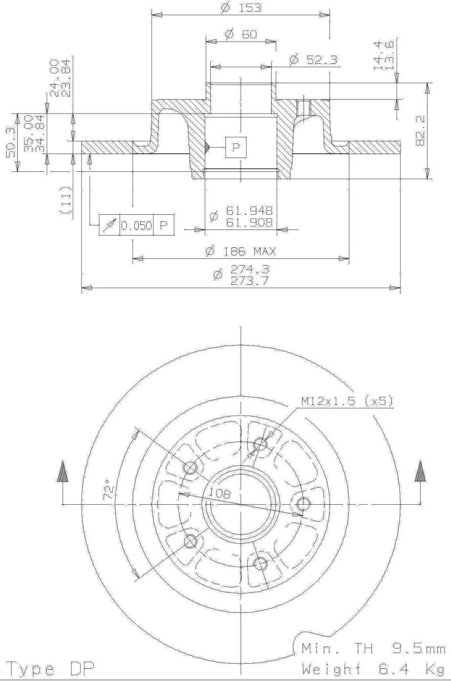 A.B.S. 08.9792.10 - Bremžu diski www.autospares.lv