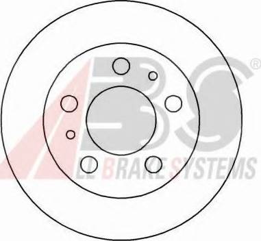 A.B.S. 15915 OE - Bremžu diski www.autospares.lv