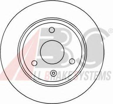 A.B.S. 15839 OE - Bremžu diski www.autospares.lv