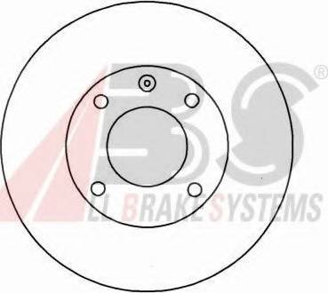 A.B.S. 15706 OE - Bremžu diski www.autospares.lv