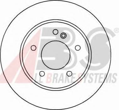 A.B.S. 16180 OE - Bremžu diski www.autospares.lv