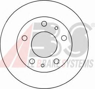 A.B.S. 16290 OE - Bremžu diski www.autospares.lv