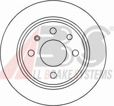 A.B.S. 16114 OE - Bremžu diski www.autospares.lv