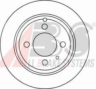 A.B.S. 16221 OE - Bremžu diski www.autospares.lv