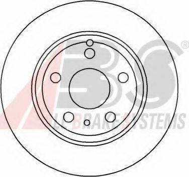 A.B.S. 16237 OE - Bremžu diski www.autospares.lv