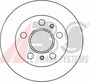 A.B.S. 16215 OE - Bremžu diski www.autospares.lv