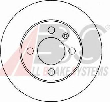 A.B.S. 15935 OE - Bremžu diski www.autospares.lv