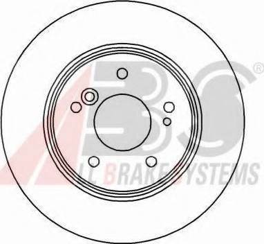 A.B.S. 15815 OE - Bremžu diski www.autospares.lv