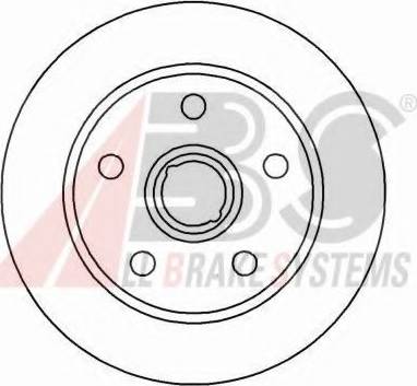 A.B.S. 15826 OE - Bremžu diski www.autospares.lv