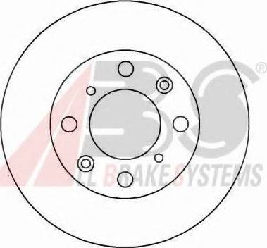 A.B.S. 16147 OE - Bremžu diski www.autospares.lv