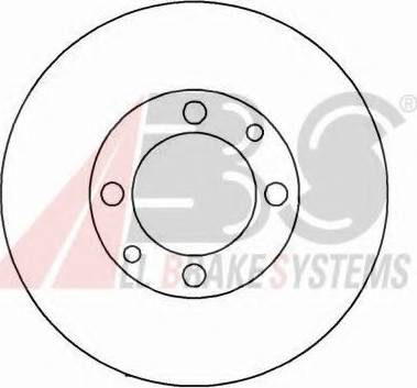 A.B.S. 15860 OE - Bremžu diski www.autospares.lv