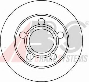 A.B.S. 16249 OE - Bremžu diski www.autospares.lv