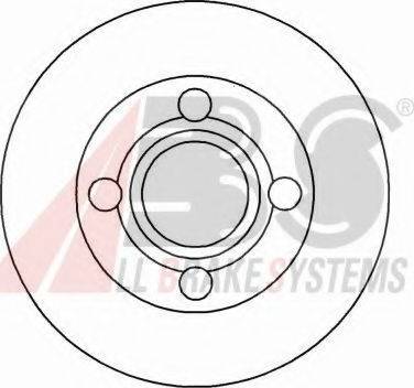 A.B.S. 16100 OE - Bremžu diski www.autospares.lv