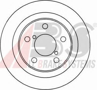 A.B.S. 16139 OE - Bremžu diski www.autospares.lv