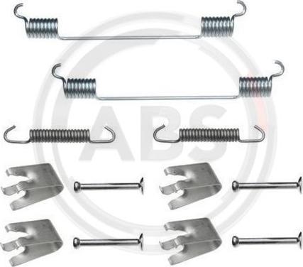 A.B.S. 0814Q - Accessory Kit, brake shoes www.autospares.lv