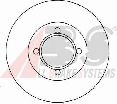 A.B.S. 15747 OE - Bremžu diski www.autospares.lv