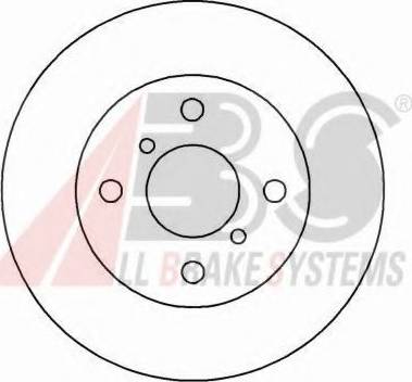 A.B.S. 15554 OE - Bremžu diski www.autospares.lv