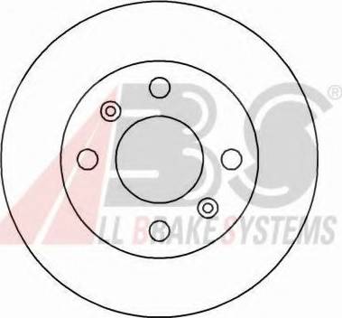 A.B.S. 15116 OE - Bremžu diski www.autospares.lv