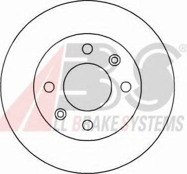 A.B.S. 15112 OE - Bremžu diski www.autospares.lv